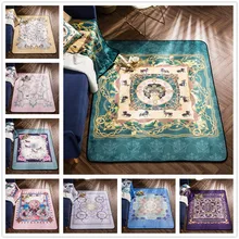 Европейский стиль корт ковер спальня журнальный столик для гостиной ковер/ползающий ребенок коврик Хрустальный бархат диван области ковер домашний коврик