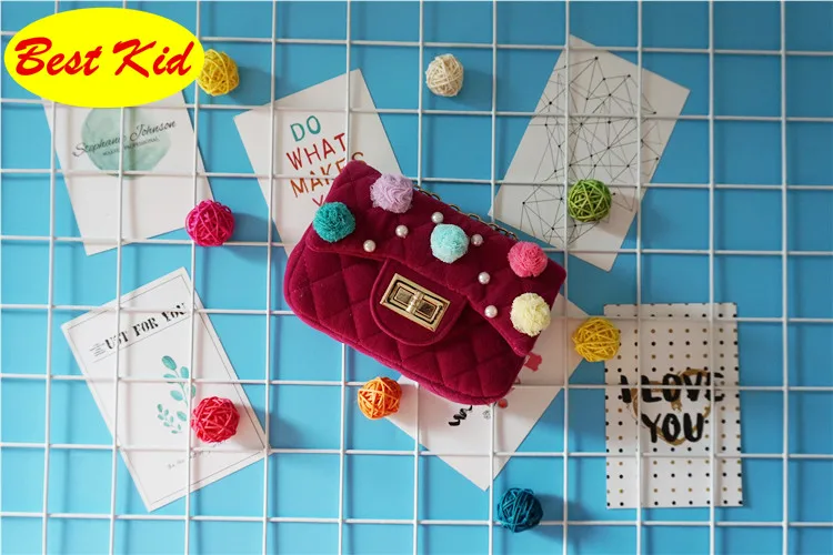 DHL! BestKid стильные DIY сумки на плечо для подростков Дети Уникальный дизайн сумки-мессенджеры для девочек прекрасный кошелек SMT075D - Цвет: Dark rose