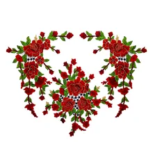 3 Pçs/set Multicolor 3D Flores Bordadas Applique Patches Sew On para Roupas DIY Applique Vestuário Patches Bordados LSHB740