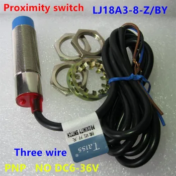 

2pcs M18 Proximity Sensor PNP NO 6-36VDC 8mm detective Approach Sensor Inductive Proximity Switch LJ18A3-8-Z/BY