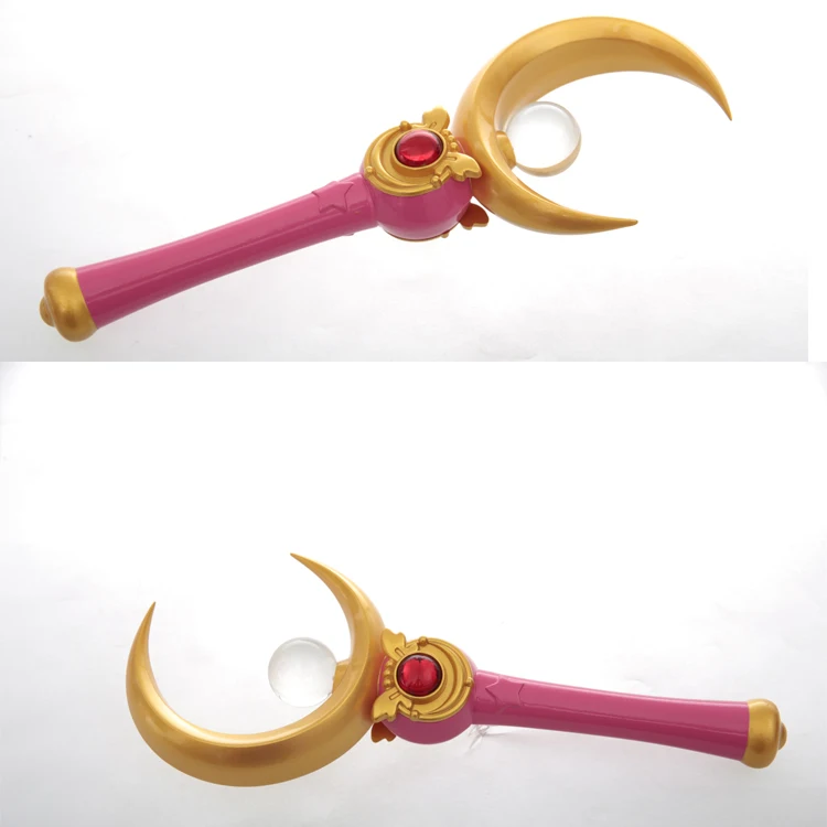 

Hot sale anime Sailor Moon Tsukino Usagi Moon Magic Wand Cosplay Prop Halloween Free Shipping