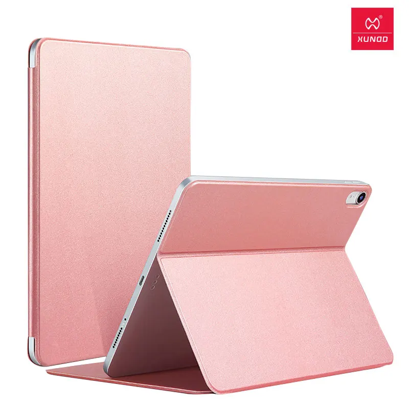 

XUNDD for iPad mini 1 2 3 4 2017 2018 Premium Full Cover stand Leather Protective Case Drop-proof Pure Color Saina