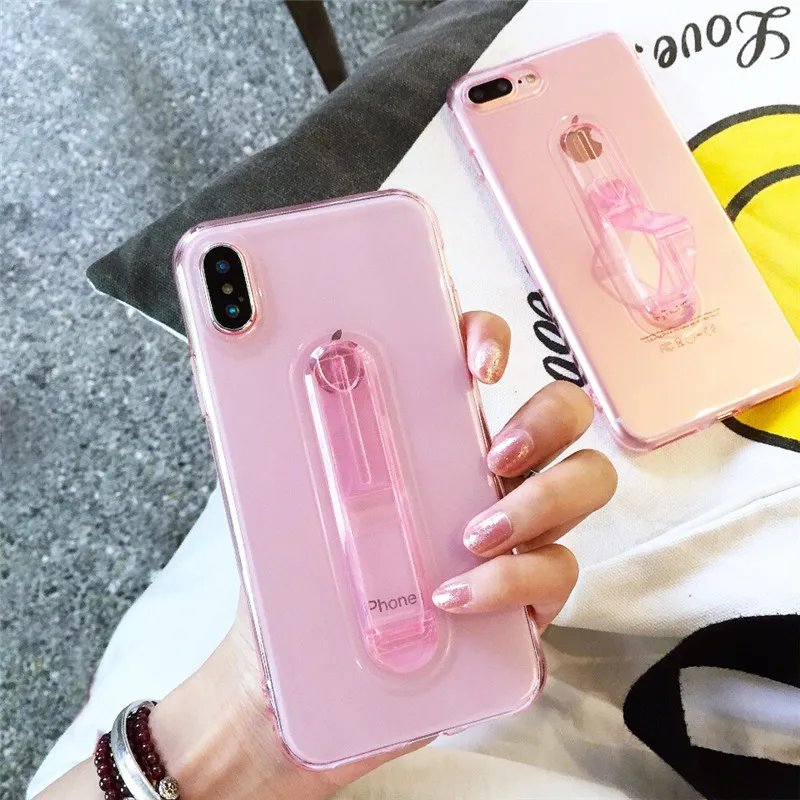 

Fashion Candy Color Case For Xiaomi Redmi S2 5 Plus Note 4 4X 5A Prime Note5 Pro Kickstand Soft Cover For iPhone X 6 6S 7 8 Plus