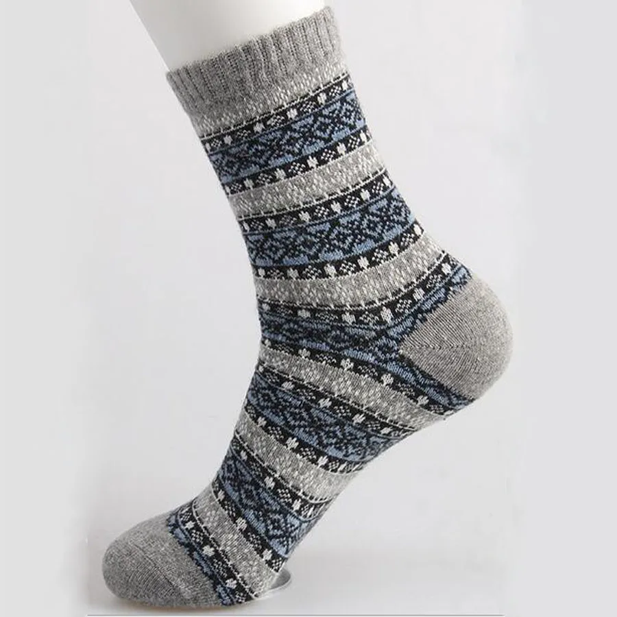 [COSPLACOOL] новые толстые зимние теплые счастливые мужские носки, кашемировые шерстяные носки, высококачественные мужские носки, дышащие носки