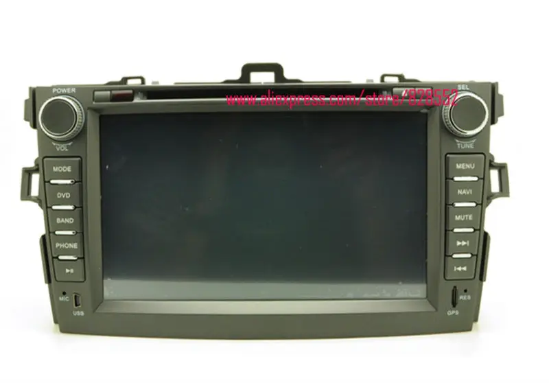Flash Deal free shinpping Android 6.0 Quad-core RAM 2GB Car DVD Player For Toyota Corolla 2008-2011support 3G/wifi USB GPS BT 4