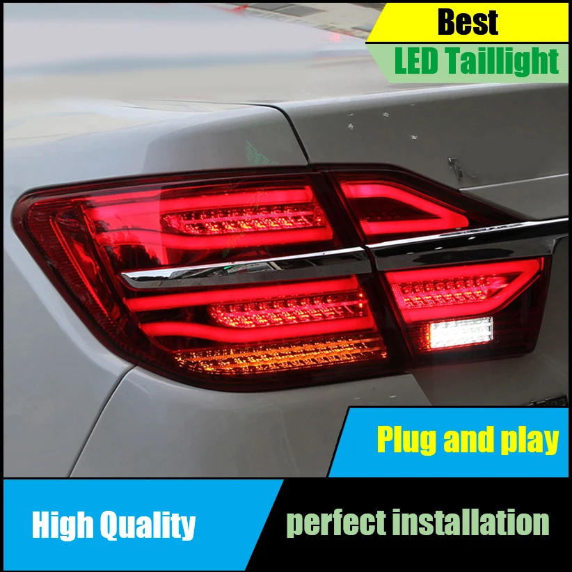 

Car Styling for Toyota Camry V55 Tail Light Assembly 2015 2016 LED Dynamic Turn Signal Taillight Rear Lamp Driving+Brake+Park+