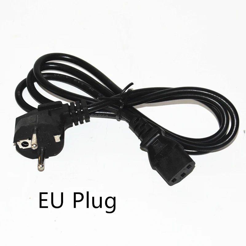 Buy One Round Power Plug With Two Grounding Clips On