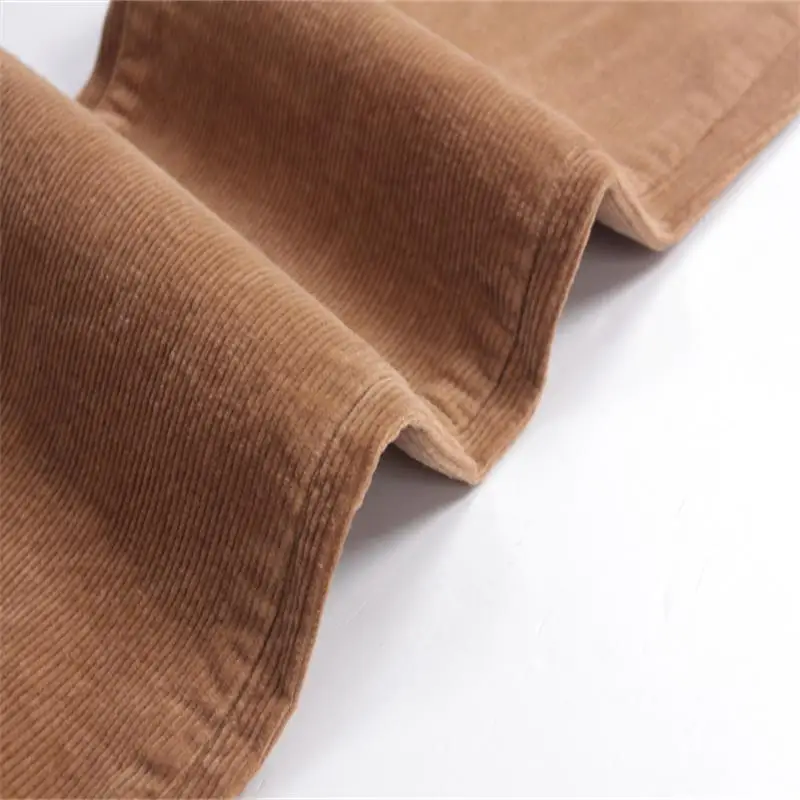 Бесплатная доставка женские вельветовые брюки с широкими штанинами со средней