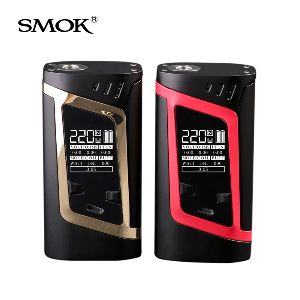 

SMOK Alien Mod 220W VW/TC Modes Electronic cigarette smok alien vape mod For tfv8 baby beast tank 3ml
