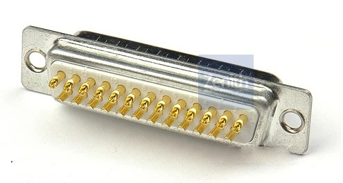 D Sub 25 контактный разъем DB25 (штекер) Твердые штыри модуль + съемный металлический