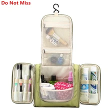Не пропустите,, Портативная сумка для путешествий, водонепроницаемая, для мытья, сумка-Органайзер для макияжа, вместительная, для женщин, большие сумки-косметички