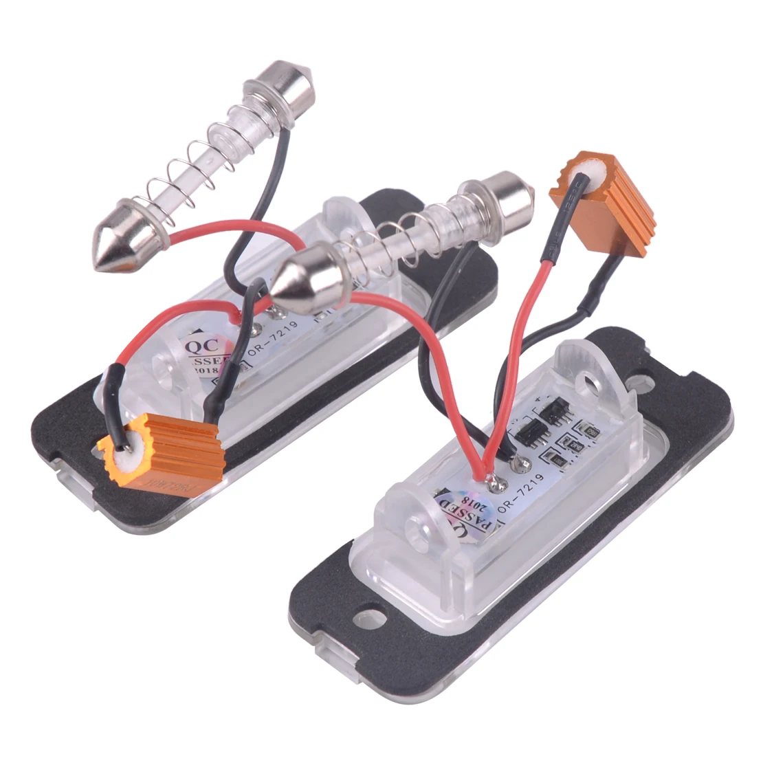 Beler 2 шт. светодиодный светильник номерного знака A2518200066 подходит для Mercedes W163 W164 X164