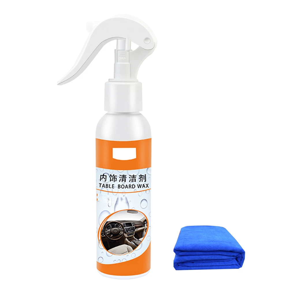 Car Interior Cleaner Car Surfaces Plastics Cleaner With Towelin Paint