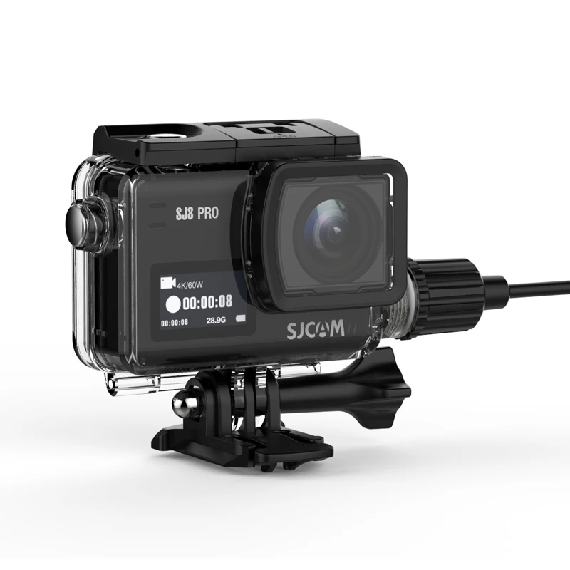 Водонепроницаемый чехол для мотоцикла SJ8 с кабелем типа C экшн камеры SJCAM Pro / Plus Air