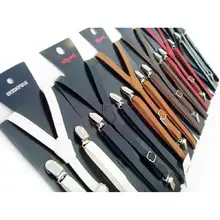 1,3*110 см мужские женские кожаные подтяжки Y-Back Ретро подтяжки клип-на 6 цветов