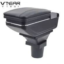 Vtear для Honda BRV аксессуары автомобильный подлокотник кожаный держатель для рук Слот для чашки usb интерфейс коробка для хранения автомобиля-Стайлинг центр консолей авто