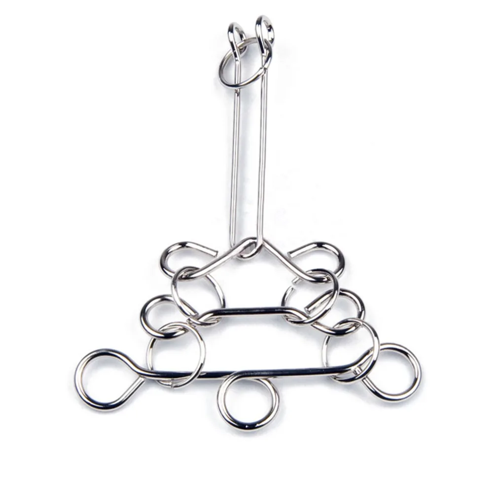 Волшебная Metal Ring Puzzle из металлического сплава развивающие игры интеллектуальная