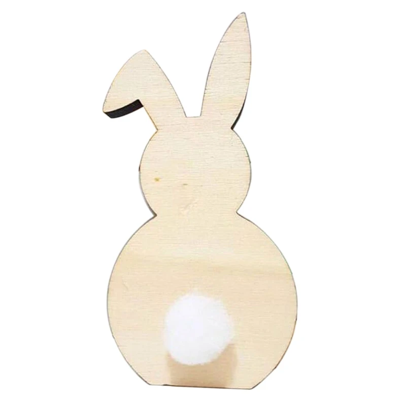 Ins в скандинавском стиле деревянные украшения в виде кролика для детской комнаты деревянные украшения для детей безопасные натуральные игрушки подарки реквизит для фотосессии