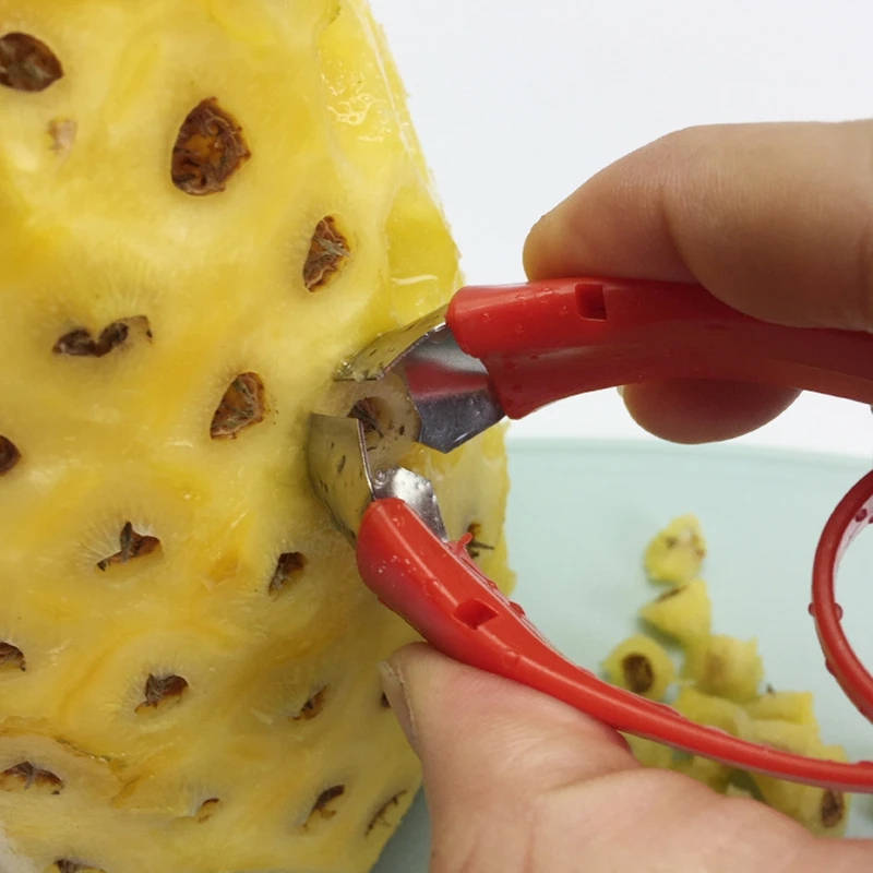 

Stainless Steel Pineapple Peeler Cutter Slicer Corer Peel Core Tool Pineapple Eye Fruit Vegetable Gadget Kitchen Accessories