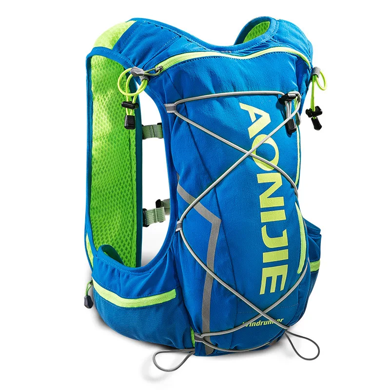 2018 AONIJIE E904S Nylon 10L al aire libre bolsas mochila de senderismo chaleco profesional maratón ciclismo mochila para 1.5L bolsa de agua