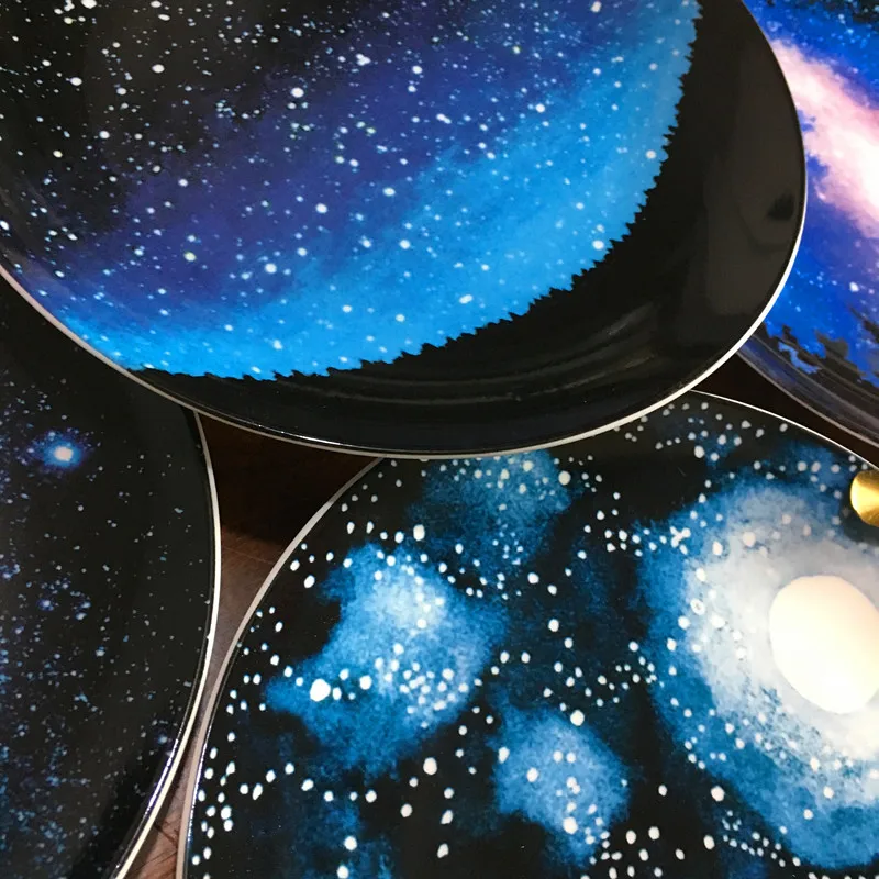 Blue Sky Star Dinner Plates (2)