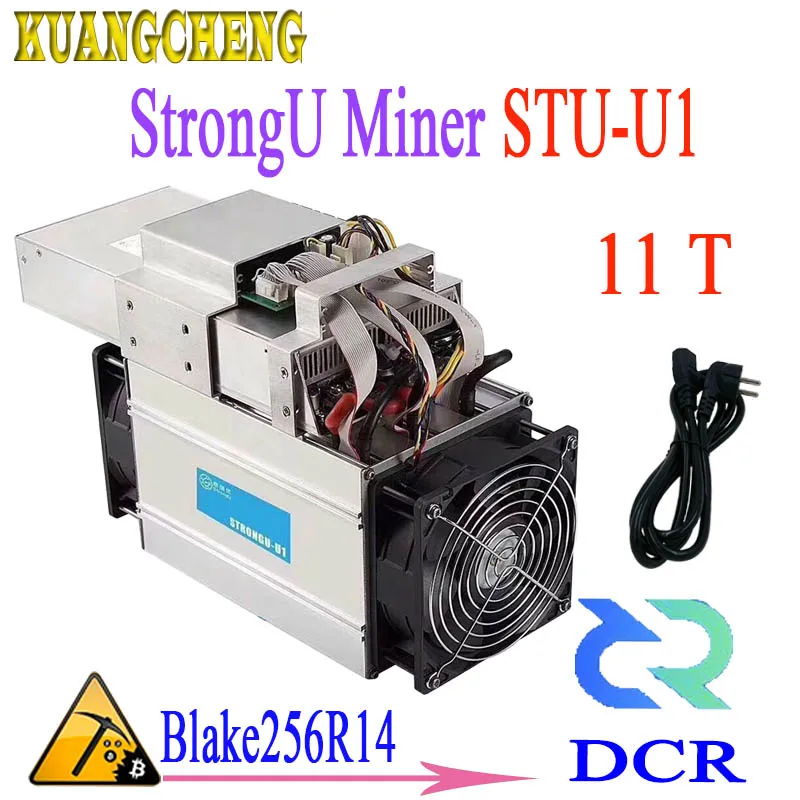

DCR miner StrongU Miner STU-U1 Blake256R14 11TH/S Asic mining better than antminer s9 DR3 DR5 Z9 S11 Z11 whatsminer M10 M3 T3