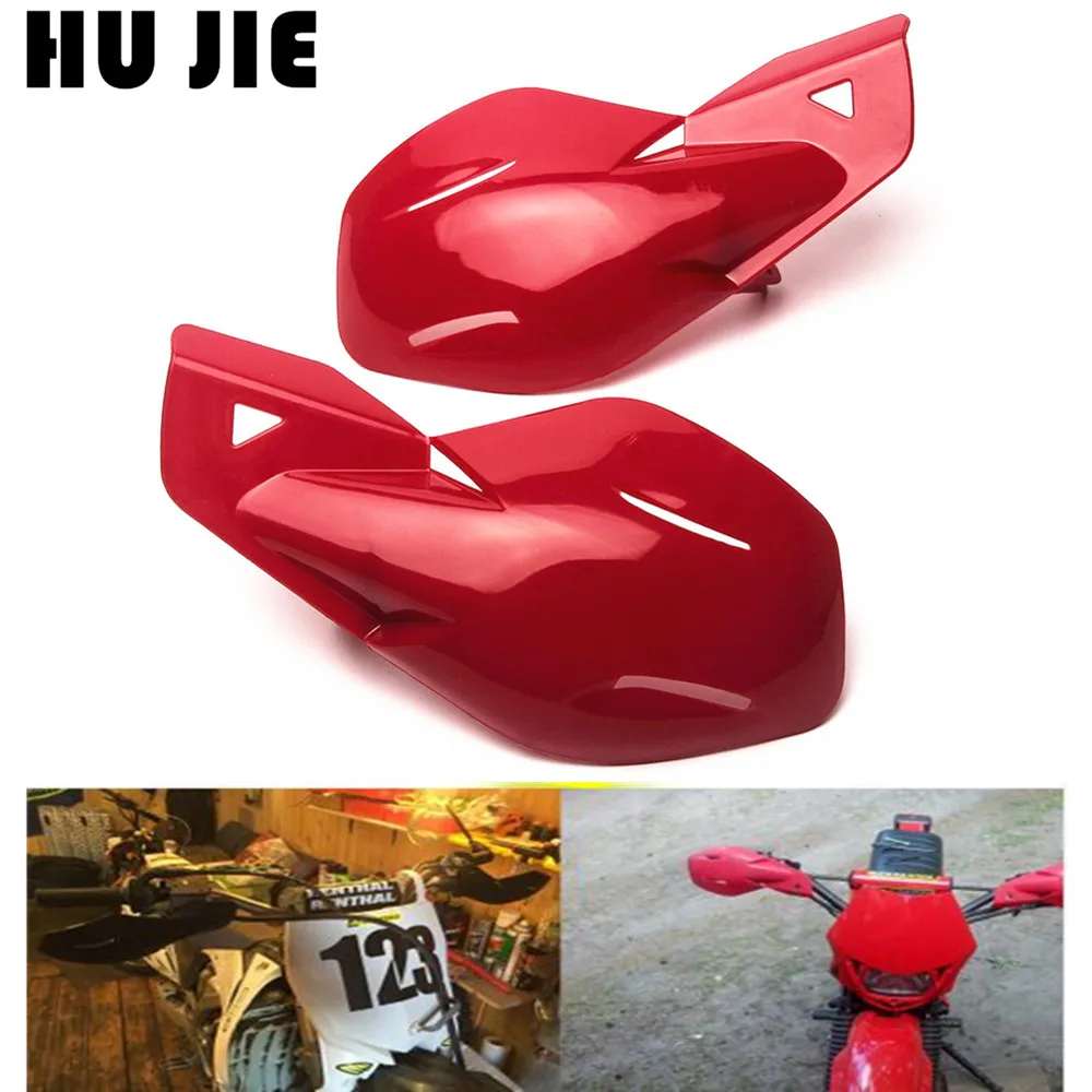 

Red Motorcycle Hand Guards Motocross Protectors Handguards 7/8'' 22mm ATV Dirt Bike Hand Guards Protective For Honda Suzuki