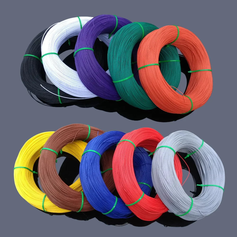100 метров 328 футов UL 1007 20 AWG кабель Луженая медная проволока DIY Электронный провод 10