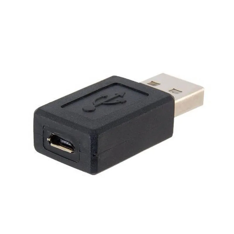

Micro USB Type B Female to USB Type A Male Converter Adapter Plug Black Light weight and portable design @ @88 DJA99
