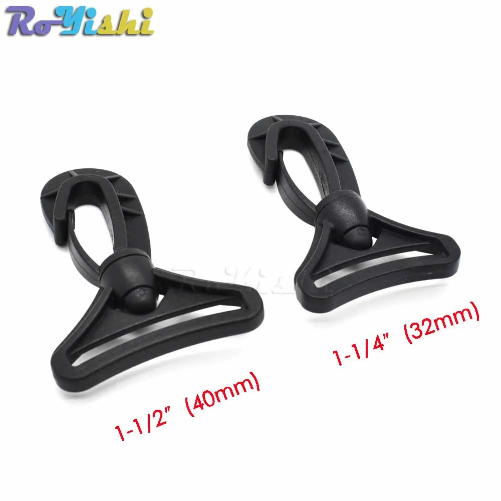 5pcs/pack Plastic Swivel Snap Hooks for Bag Belts Straps Keychain Clasp Backpack Accessories | Дом и сад