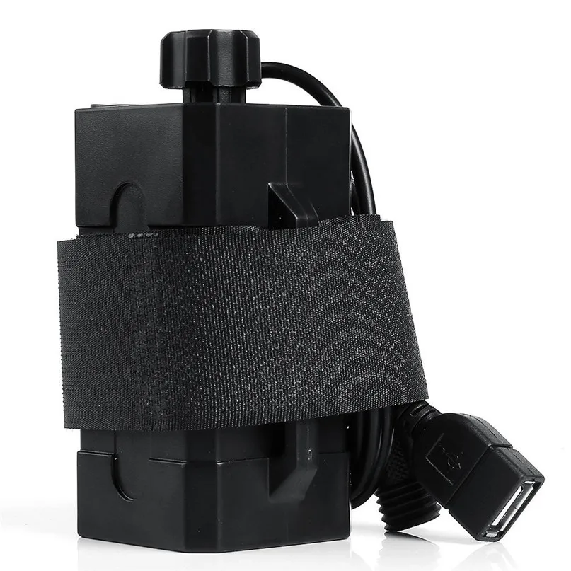 Practical Bicycle LED Light Waterproof Battery Case Bike LED Light Waterproof Battery Case Box 8.4V 4x18650 #2M30 (4)
