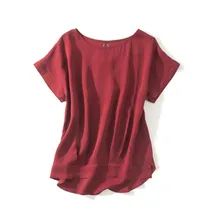 Шелк Женская мода футболка Свободные нештатных подол низкая Oneck с коротким рукавом белый 4 вида цветов M/2XL Розничная mix основная договорная