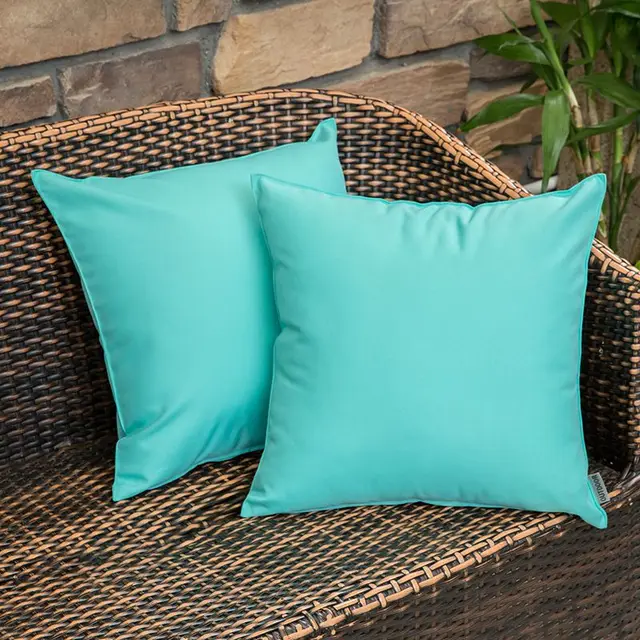Decorative Outdoor Waterproof Pillow Cover Square Garden Cushion Case