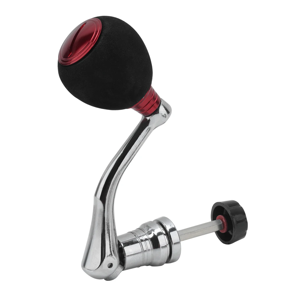 

BORUiT Aluminum Fishing Reel Handle 2000-6000 Series Spinning Reel Rocker Tackle Knob Crank Handle Bait Casting Folding Crank