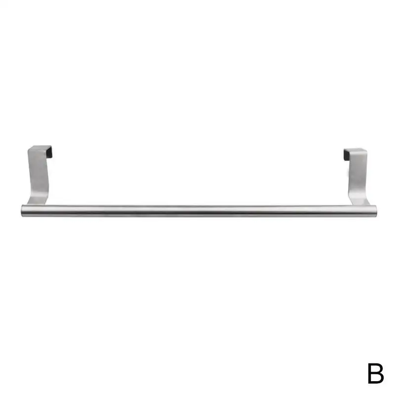 Дизайн, дверная стойка для ванной комнаты, кухонное полотенце, держатель для ящика, крючок для хранения, вешалка на шкаф, Вешалка из нержавеющей стали - Цвет: S