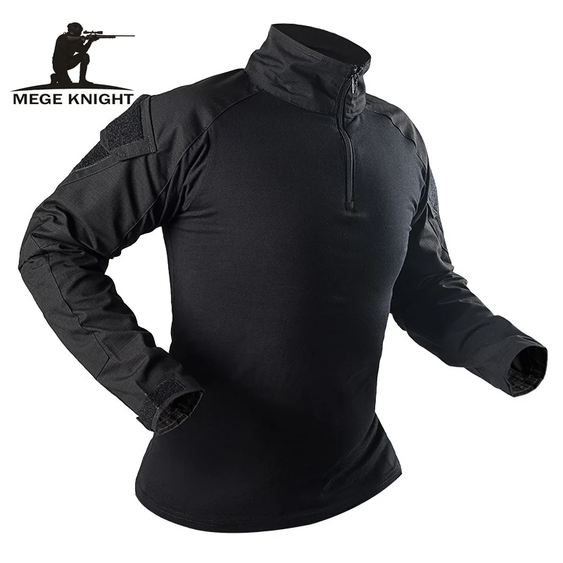 Günstige Mege Militär Shirt Camouflage Armee Taktische Schlacht Combat Shirt Männer Frauen USMC Softair Camisa Militar Spezielle Kräfte Kostüm