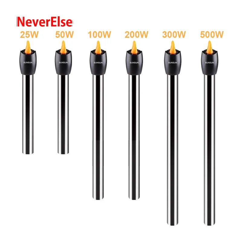 

Fish Tank Aquarium Heater Submersible Control Water Temperature Adjust 20-34 Degree Celsius 25~500W Stainless Steel Heating Rod