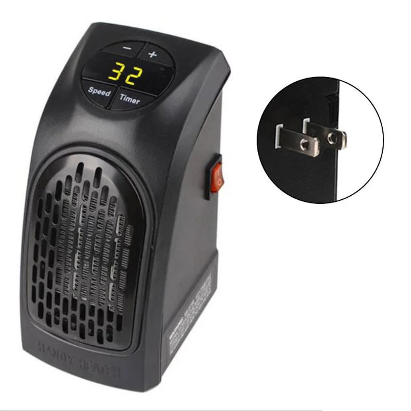 

400W Mini Fan Heater Desktop Electric Heater Household Wall Handy Heater Stove Radiator Warmer Machine for Winter Gift