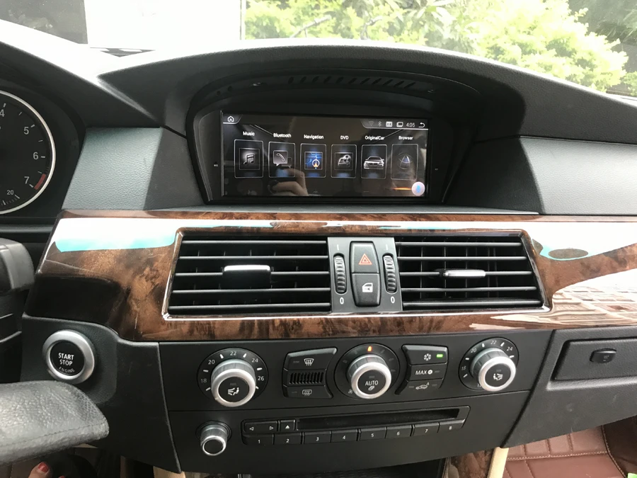 Clearance Navirider autoradio Android 9.0 car gps player for BMW 5 Series E60 2005 2006 2008 touch screen stereo head units tape recorder 1