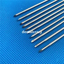 Горячая 10 шт 1,0 мм-4,0 мм Хорошая нержавеющая сталь частичная Резьбовая Кершнер провода ВЕТЕРИНАРНЫЕ ортопедические инструменты