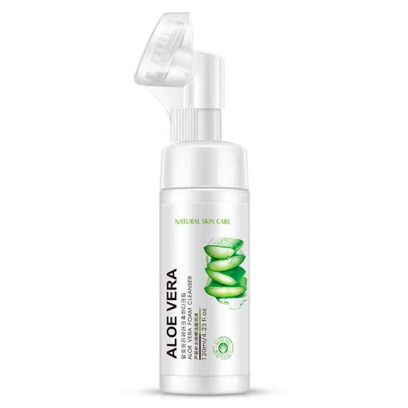 New Pure natural aloe vera Facial cleanser 100g Anti Acne whitening face Cleansers moisturizing