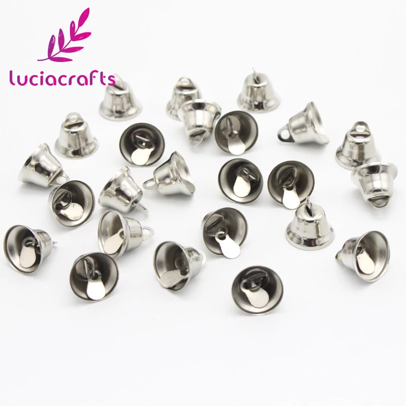 Lucia crafts 12 мм Jingle маленькие металлические колокольчики для рождественской елки