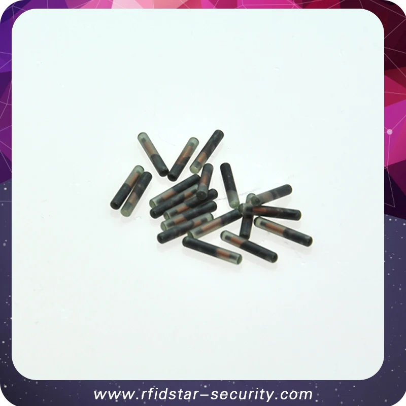 

50PCS/Lot 1.25*7mm 134.2KHz FDX-B RFID microchip for Animal Identification