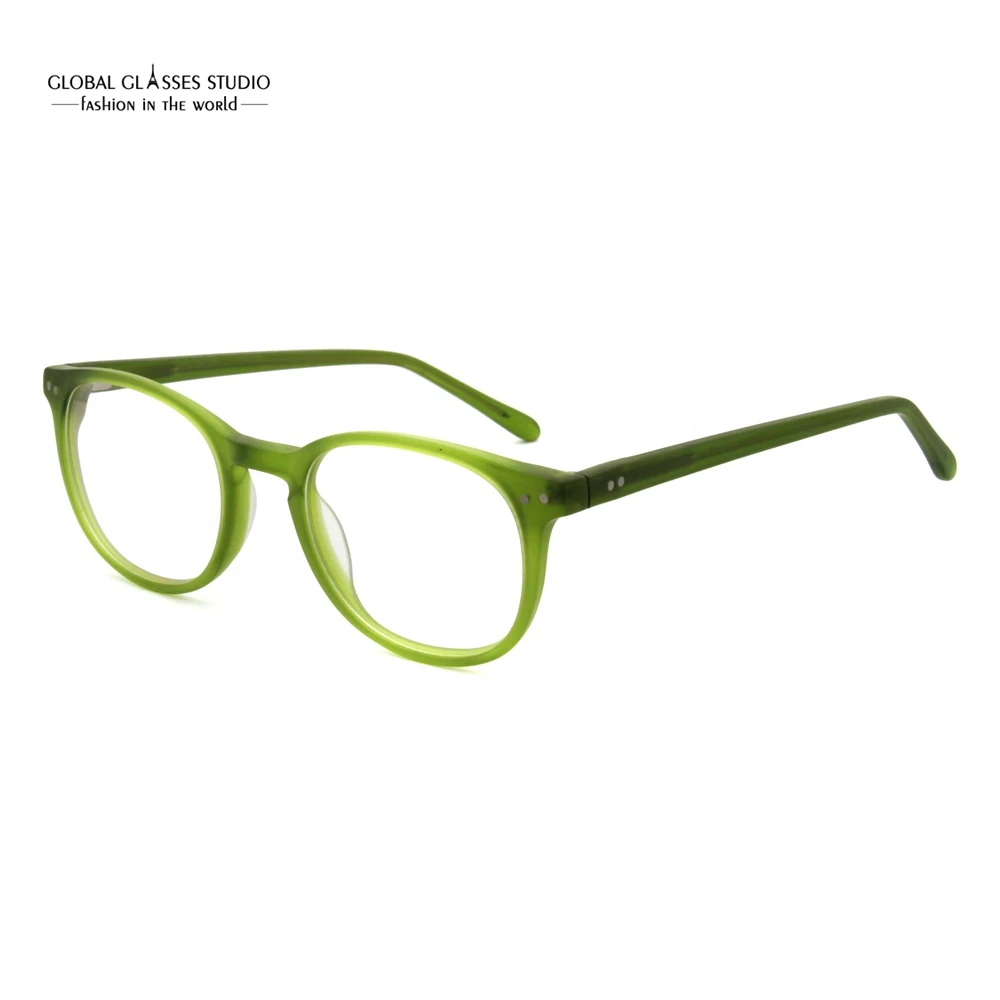 

Italian Design New Stylish Comfortable Green Acetate Eyeglasses 2019121G