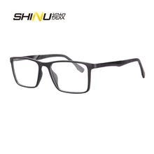 SHINU анти-Синие лучи прогрессивные очки для чтения многофокальный считыватель видеть рядом дальнее чтение мужские очки с оптической оправой рамка для мужчин и женщин