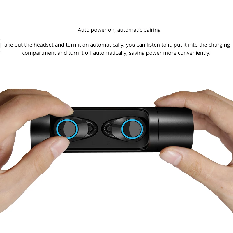 Touch Control TWS True 5.0 Bluetooth Earphone Earbuds Earpiece Mini Twins Stereo Microphone Wireless Earbuds for All Smart Phone