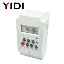 Timer 25A 220VAC Heavy Duty Weekly Programmable Digital Time Switch Relay Din rail Electronic Timer switch 12V KG316T Timer 25A 220VAC Heavy Duty Weekly Programmable Digital Time Switch Relay Din rail Electronic Timer switch 12V KG316T