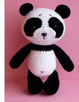 

crochet toys amigurumi panda model number w4128