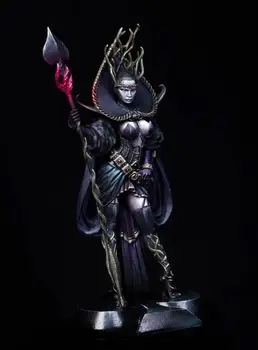 

75MM resin figure kit Fantasy female mage unpainted G202D