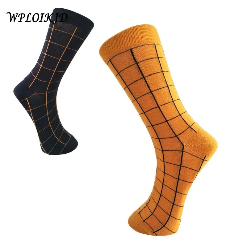 

Japanese Style Plaid Patterned Harajuku Socks Streetwear Funny Socks Men Hip Hop Calcetines Hombre Sox Skarpetki For Men Gifts